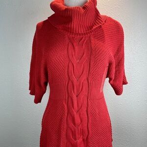 NWT Calvin Klein Jeans Persimmon Cowl Neck Sweater